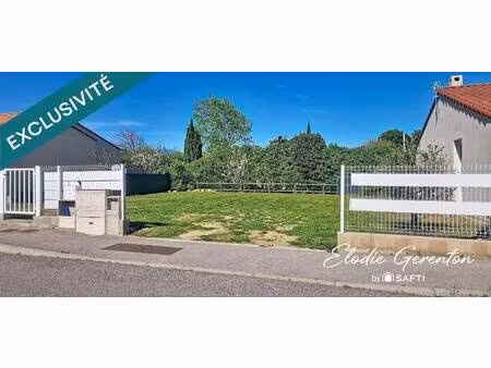 terrain constructible viabilisé à vendre