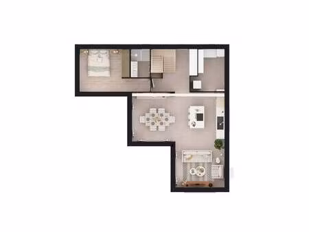 terrain avec maison neuve à vendre