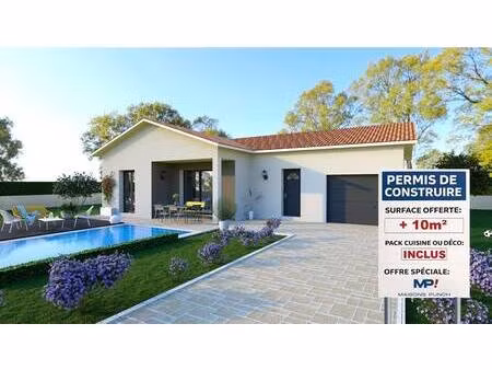 terrain avec maison neuve à vendre