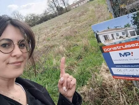 terrain avec maison neuve à vendre