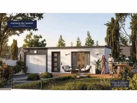 terrain avec maison neuve à vendre