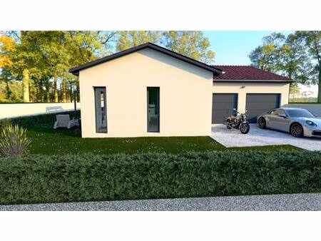 terrain avec maison neuve à vendre