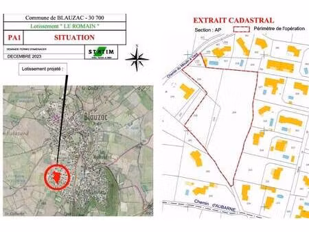 terrain constructible à vendre