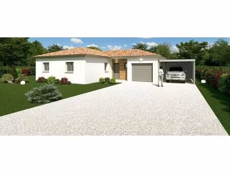 terrain avec maison neuve à vendre