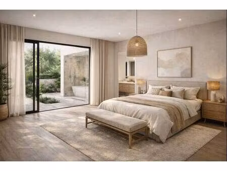 terrain avec maison neuve à vendre