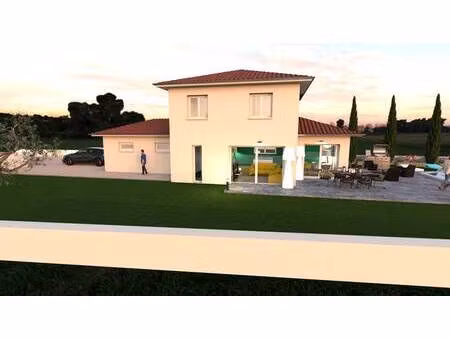 terrain avec maison neuve à vendre