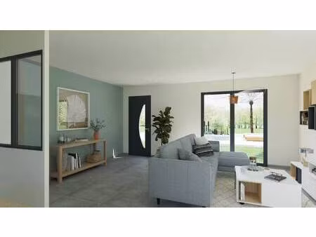 terrain avec maison neuve à vendre