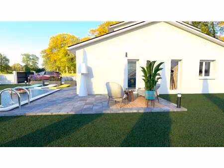 terrain avec maison neuve à vendre