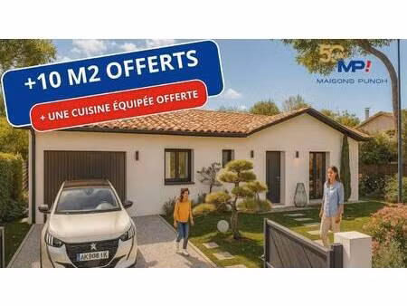 terrain avec maison neuve à vendre