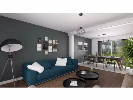 terrain avec maison neuve à vendre