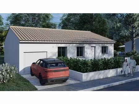 terrain avec maison neuve à vendre