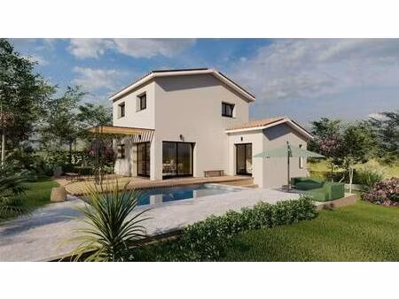 terrain avec maison neuve à vendre