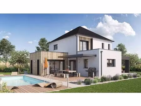 terrain avec maison neuve à vendre