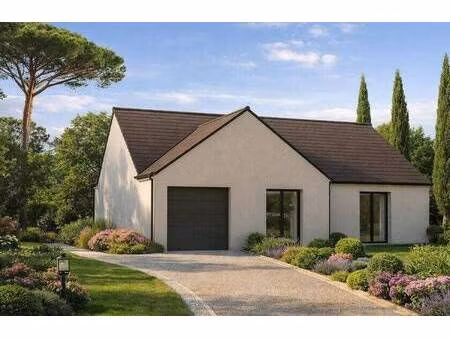 terrain avec maison neuve à vendre