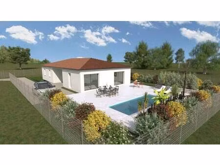 terrain avec maison neuve à vendre