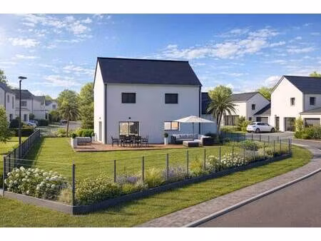 terrain avec maison neuve à vendre
