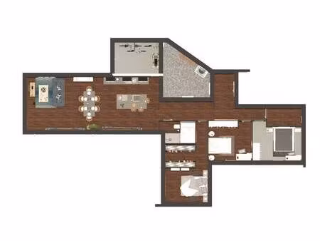 terrain avec maison neuve à vendre