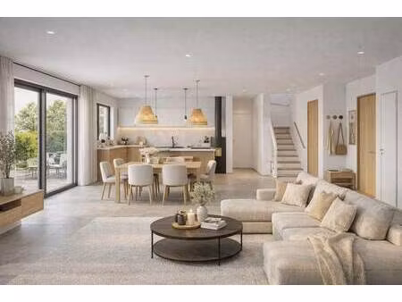 terrain avec maison neuve à vendre