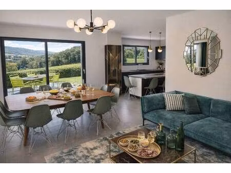 terrain avec maison neuve à vendre