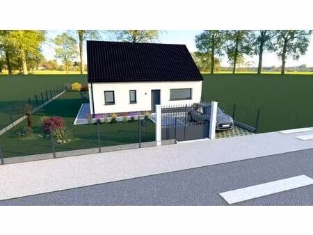 terrain avec maison neuve à vendre