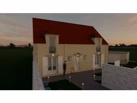 terrain avec maison neuve à vendre