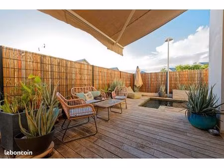 villa mitoyenne t4 - centre ville saline les bains