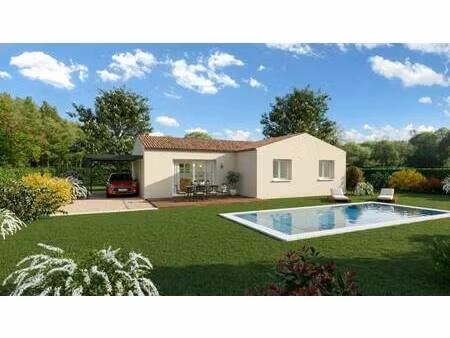 terrain avec maison neuve à vendre