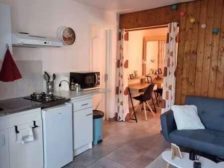 t1 bis meublé avec terrasse - eau et électricité comprises