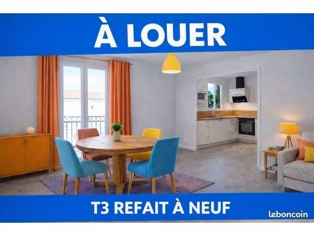 appartement t3 centre beaupréau