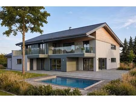 terrain avec maison neuve à vendre