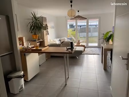 maison t3 meublée 66m² avec jardin en résidence – disponible 1er mai