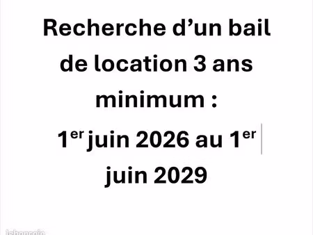 recherche d'un appartement : bail de 3 ans minimum