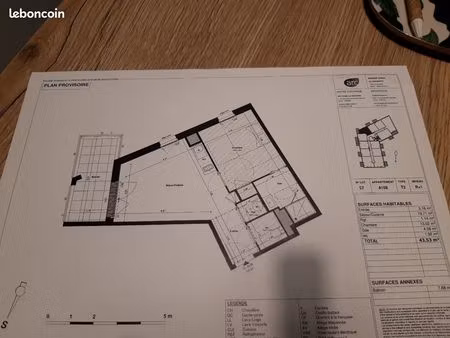 appartement t2 theix