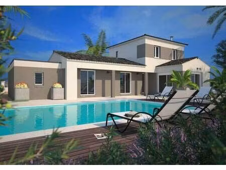 terrain avec maison neuve à vendre