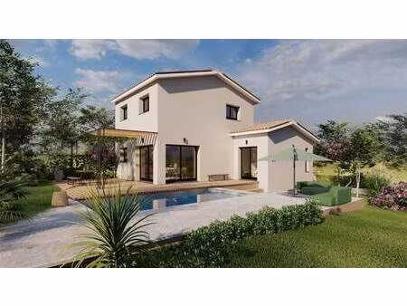 terrain avec maison neuve à vendre