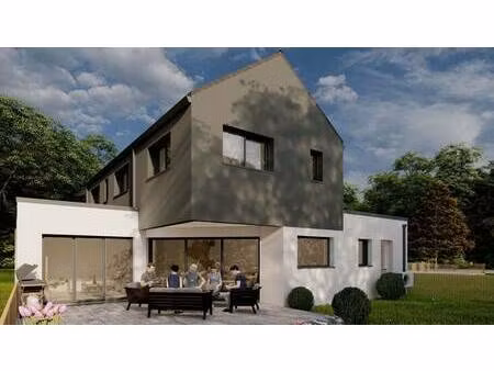 terrain avec maison neuve à vendre