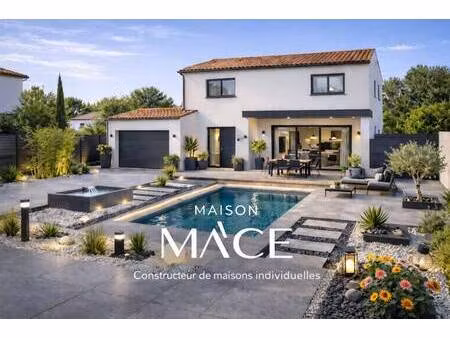 terrain avec maison neuve à vendre