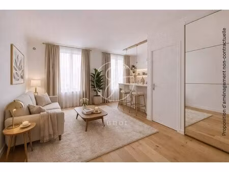 paris 7e - gros caillou - appartement à vendre - 1 pièces - 25 13m² carrez.