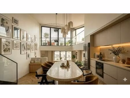 un duplex contemporain aux lignes architecturales et aux multiples extérieurs