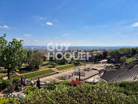 fort potentiel - a vendre - appartement à fourvière - 5 pièces - 90 m²