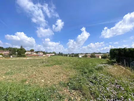 vente terrain 370 m2 à meximieux