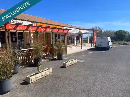 gruissan 11430 local commercial neuf 2 pieces climatisation parkings