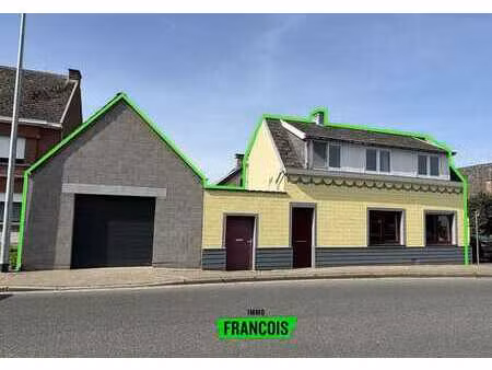 maison cosy avec 2 chambres  garage et cour à erwetegem