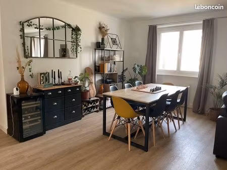 st brieuc st michel  grand et lumineux t3  non meublé  parking privé