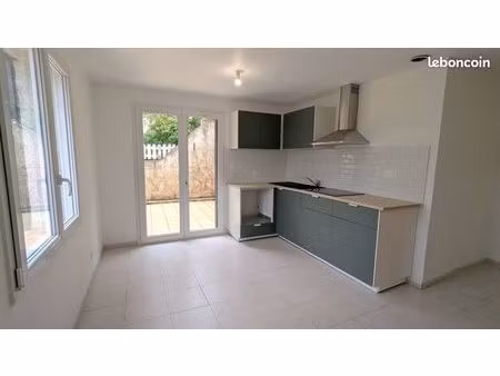 bel appartement en bas de villa – t2 de 54 m² avec jardin – st victoret (clamony)