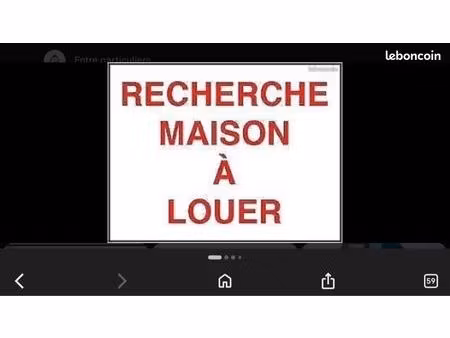 recherche maison/ appart à louer