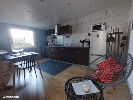 studio meublé avec jardin