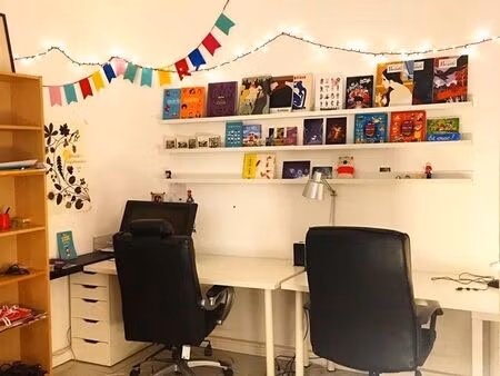 bureau dans atelier d’artistes - coworking