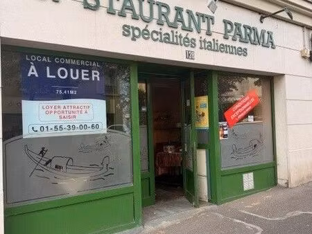 local commercial 75 m² – maison-alfort – belle opportunité