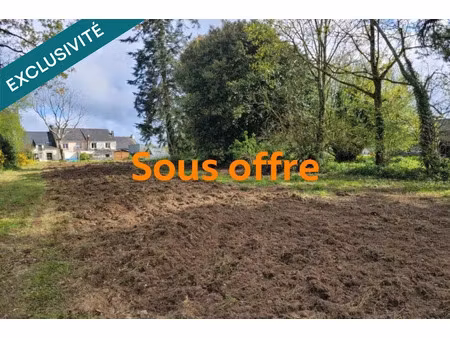 vente terrain à batir 1250 m² à radenac (56500)  33 000 €